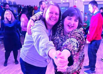 CLASP members enjoyed a Christmas disco thanks to a Christmas Cheer grant from Wokingham United Charities. Picture: CLASP Wokingham