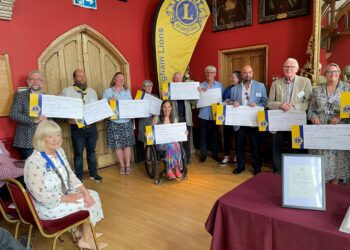 Wokingham Lions at their 50th Golden Awards ceremony in Wokingham Town Hall. Picture: courtesy of Wokingham Lions