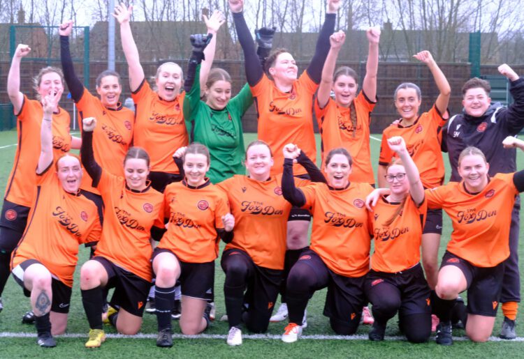 The victorious Wokingham Town Ladies. Pic: Andrew Batt