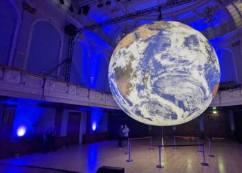 The Uni of Reading has updated its world-famous graphic after it was announced that global warming has continued in further unprecedented levels. Picture: Jake Clothier
