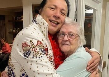 Wokingham care home residents remembered the king of rock on Elvis Presley's January 8 birthday. Picture: West Oak Care Home