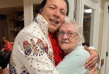 Wokingham care home residents remembered the king of rock on Elvis Presley's January 8 birthday. Picture: West Oak Care Home