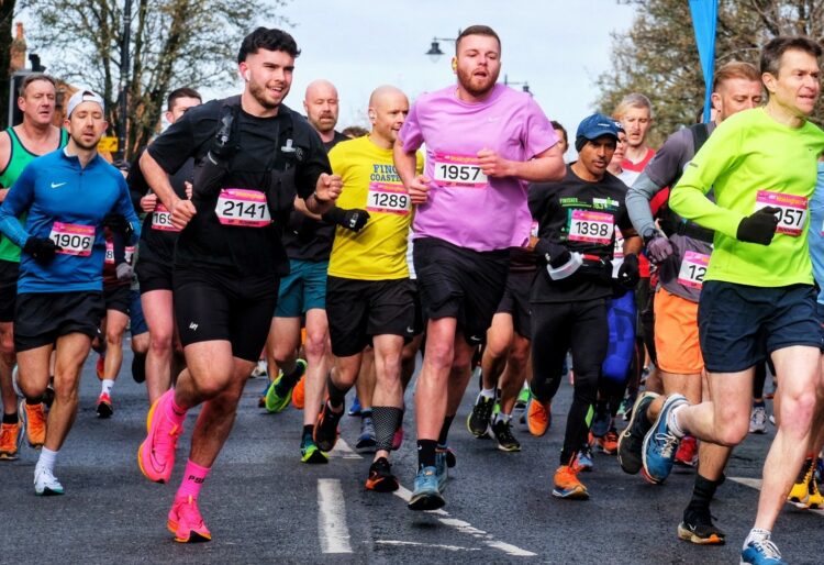 David Cliff Wokingham half marathon. Pic: Andrew Batt.