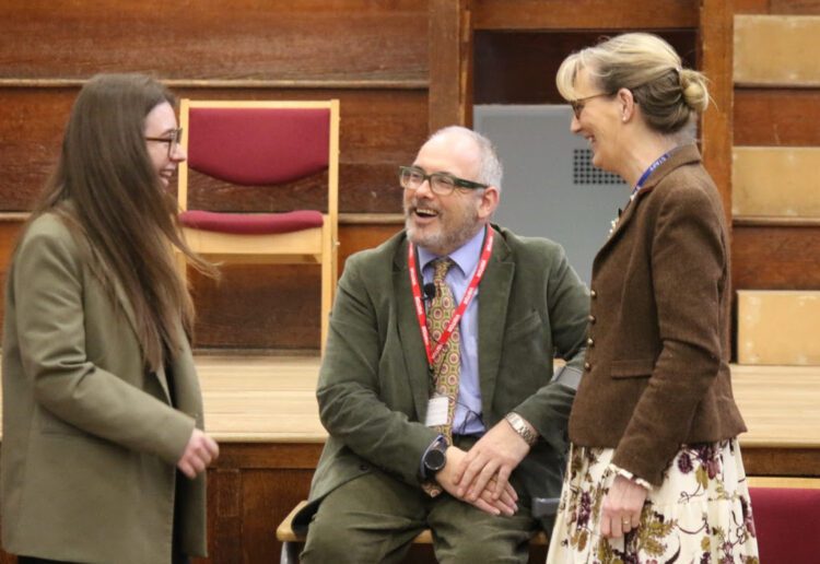 Students at Queen Anne?s School heard from visiting speaker the Rt Hon Robert Halfon, former Minister of State for Skills, Apprenticeships, and Higher Education. Picture: Queen Anne's School