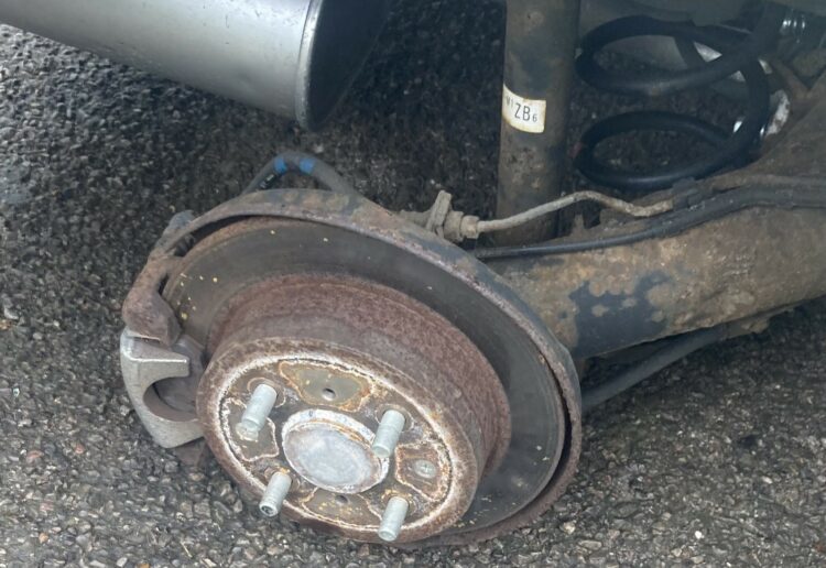 An 89 year old car owner has had their vehicle badly vandalised at Spring Garden in Spencers Wood. Pictures provided by a resident