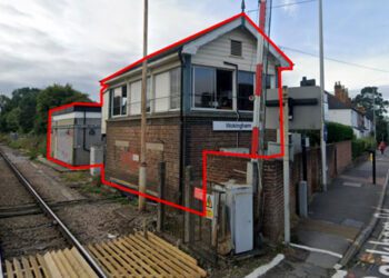 Wokingham signal box. Pic: Google/Network Rail.