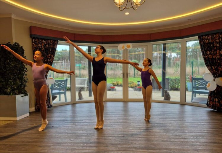 Residents at Buckler's Lodge enjoyed tea and ballet at their Big Warm Up event. Picture: Buckler's Lodge