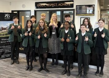 Students and Staff of Bohunt School Wokingham are celebrating the result of their Ofsted report. Picture: Bohunt School Wokingham