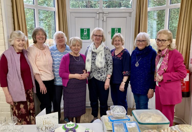 Members of St. Sebastian's WI celebrated 100 years of the group, originally set up by Mrs Palmer. Picture: Emma Merchant