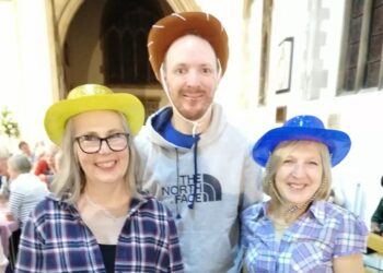Members of CLASP Wokingham enjoyed a barn dance at All Saints Church's newly refurbished SpaceForAll. Picture: CLASP