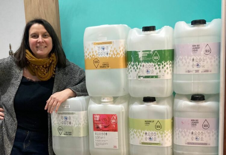 Maya's Refillables has reused more than 1,300 containers during January. Picture: Maya's Refillables.