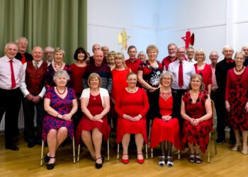 All you need is love: Members of Winnersh Dance Club enjoyed a Valentines Dance, the first event of their 50th anniversary year. Picture: Arthur Chiles