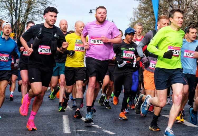 David Cliff Wokingham half marathon. Pic: Andrew Batt.