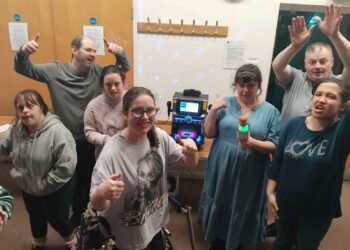 Members of Promise Inclusion love to sing. The music continues thanks to a grant from Wokingham Lions Club. Picture: Promise Inclusion