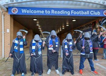 Reading FC - grim reapers Pictures: Luke Adams