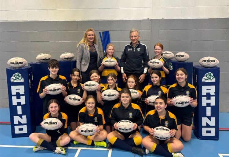 The Forest School, in Winnersh, can purchase much-needed rugby equipment for its pupils, thanks to a grant from Reading Rugby Foundation