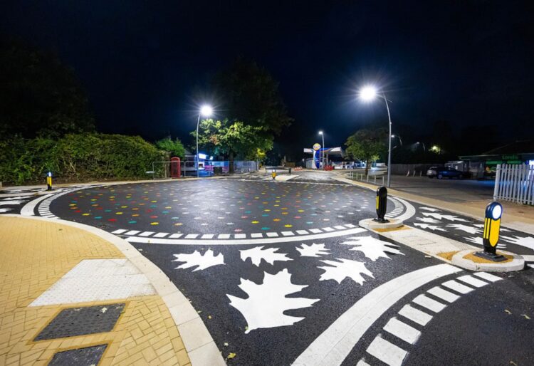 The new road layout at California Cross has been the subject of much discussion in recent weeks. Picture: WBC