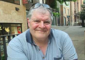 Mr McNaughton welcomes retired professional men to Men's Oasis. Picture courtesy of Andy MacNaughton