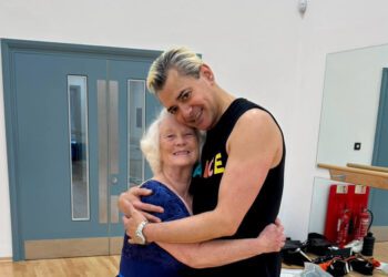 John Joshua Tuifua led Dance With Sonia Brown students in an exclusive dance masterclass, working on the ballet of Sleeping Beauty. Picture: DWSB