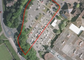 Park of the car park in Lower Earley.