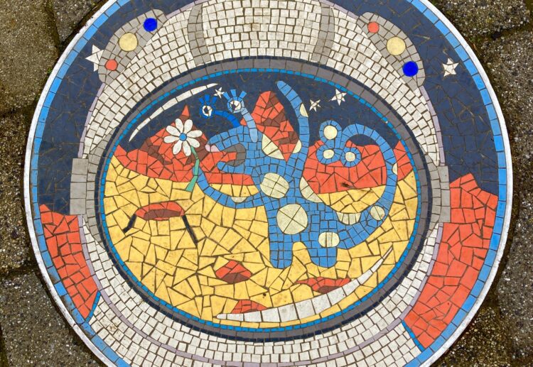 Can you discover all 10 of Wokingham's artworks, mostly underfoot. Pictrure: Emma Merchant