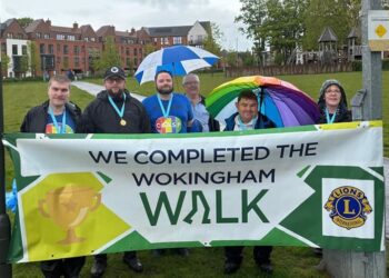 Members of a self advocacy group for people with learning disabilities in the Wokingham borough took part in the Wokingham Walk for the first time. Picture: CLASP Wokingham