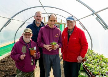 A grant from David Wilson Homes has provided Growing Places-Berkshire with polytunnels for year-round gardening. Picture: David Wilson Homes
