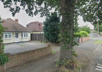 The house in Woodley. Pic: Google.