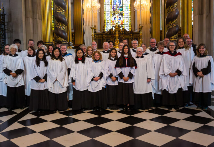 Members of St Paul's Church, Wokingham sang at St Paul's Cathedral, London on Friday. Picture: Peter Wells