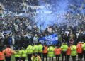 Reading FC fans protested on the pitch last season Picture: Luke Adams