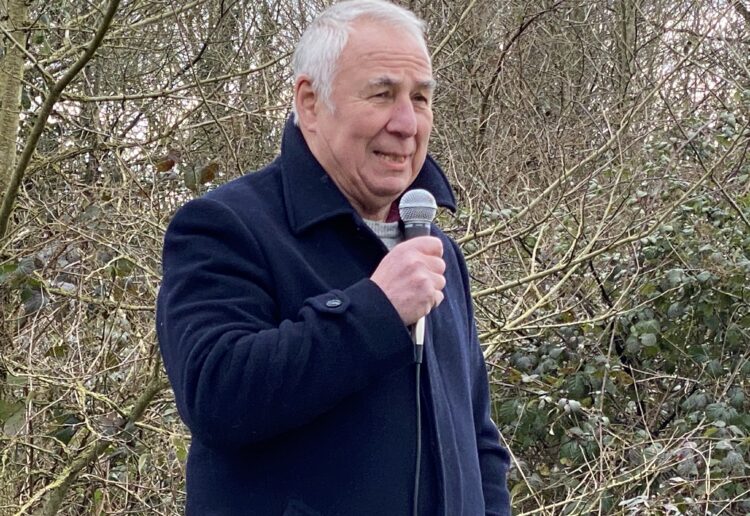 Save Laurel Park rally - Cllr John Halsall