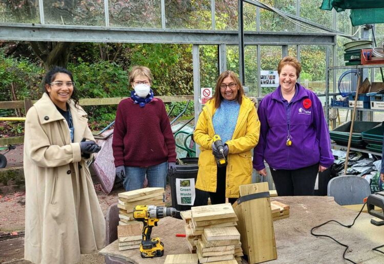 Spencers Wood Repair Cafe volunteers will be able to run their bird box workshops more easily thanks to new premises. PIcture: Spencers Wood Repair Cafe