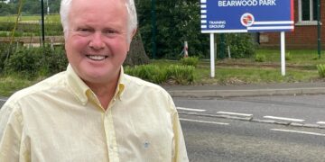 Wokingham MP Clive Jones at Bearwood Park