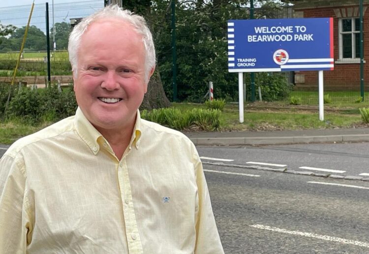 Wokingham MP Clive Jones at Bearwood Park