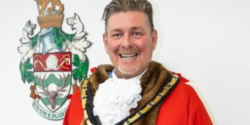 Wokingham Borough mayor Cllr Adrian Mather. Pic: WBC.