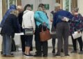 Residents at the drop-in session. Pic: Andrew Batt.