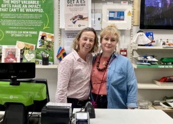 Angela has loved visiteering with Oxfam, and recommends it as a great way to give back and meet people. Picture: Emma Merchant