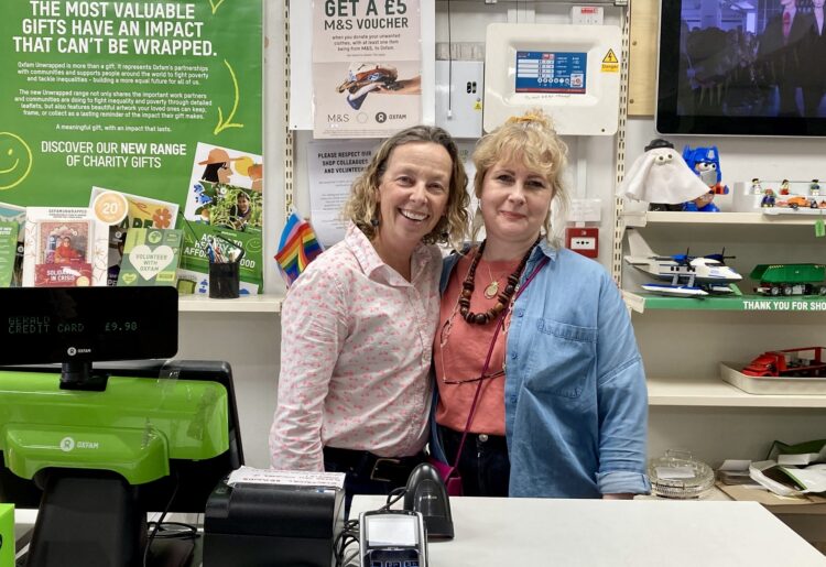 Angela has loved visiteering with Oxfam, and recommends it as a great way to give back and meet people. Picture: Emma Merchant