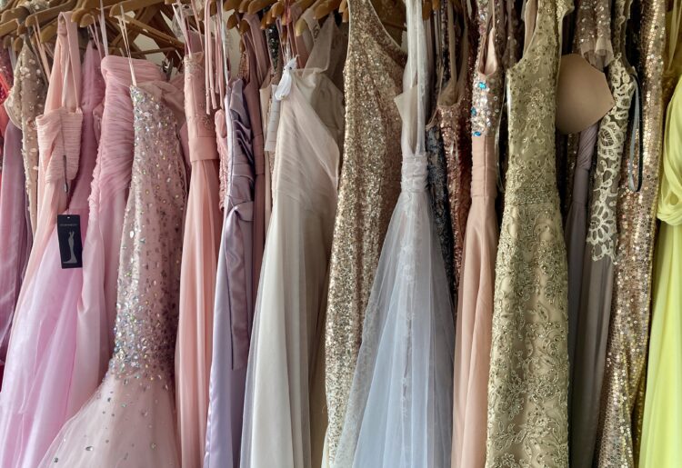 Bargain evening wear will be available to buy at The Cowshed's next Little Black Dress Sale. Picture: Emma Merchant