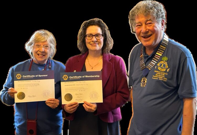 Woodley & Earley Lions Club has recently welcomed their newest joiner. Picture: Woodley & Earley Lions Club