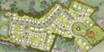 The masterplan for the development in Atborfield. Pic: Dandara.