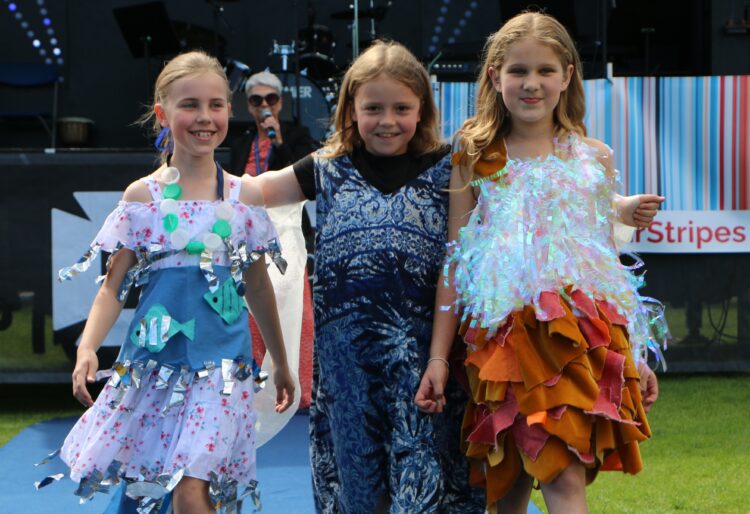 Innovative fashions made from recycled materials inspired visitors to SustainFest 2024 to think differently about fashion and waste. Picture: Holme Grange School