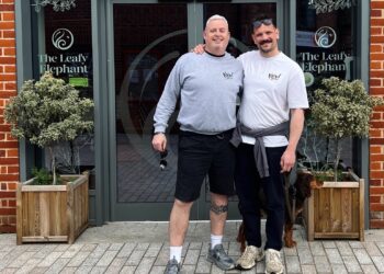 Simon, Olivia and Nick will welcome diners to Knead Neapolitan pizzeria in Peach Place this week. Picture: Knead Neapolitan