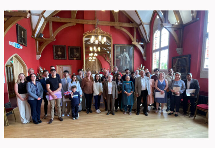 The citizenship ceremony is the final step to becoming a British citizen.