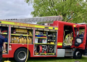 Wokingham Baptist Church (WBC), on Milton Road invited local residents to join them in Elms Field for a fun day with face painting, goal scoring, crafts, music, cakes, and a fire engine. Picture: Emma Merchant