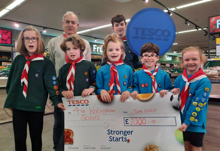 Three important good causes in Wokingham receive much-needed funding. Picture: Tesco Wokingham