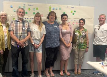 During a Nature Game session, participants learned about pollinators, invasive species, and what nature does for us for free. PIcture: Kathryn marshall