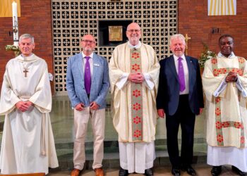 Members of Wokingham Catenian Circle marked their 500th meeting with a mass followed by a celebratory meal. Picture: Wokingham Catenians