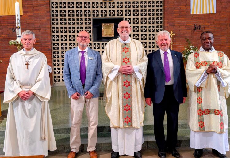 Members of Wokingham Catenian Circle marked their 500th meeting with a mass followed by a celebratory meal. Picture: Wokingham Catenians