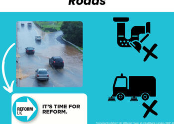 Reform UK's post on Facebook